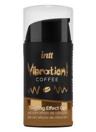 Жидкий интимный гель с эффектом вибрации Vibration! Coffee - 15 мл. - INTT - купить с доставкой в Санкт-Петербурге