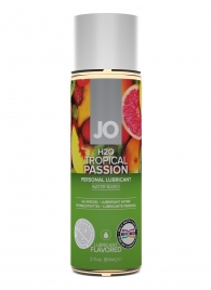 Лубрикант на водной основе с ароматом тропических фруктов JO Flavored Tropical Passion - 60 мл. - System JO - купить с доставкой в Санкт-Петербурге