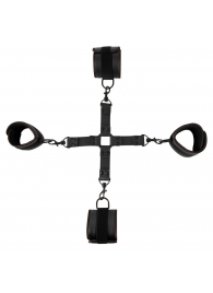 Черный набор крестовой фиксации Bondage Set - Orion - купить с доставкой в Санкт-Петербурге