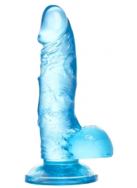 Голубой реалистичный фаллоимитатор Indy - 15,8 см. - A-toys купить с доставкой в интернет-магазине Orgasmix в Санкт-Петербурге Голубой реалистичный фаллоимитатор Indy - 15,8 см. - A-toys