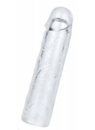 Прозрачная насадка-удлинитель Flawless Clear Penis Sleeve Add 2 - 19 см. - Lovetoy - в Санкт-Петербурге купить с доставкой