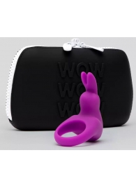 Фиолетовое эрекционное виброкольцо Happy Rabbit Cock Ring Kit - Happy Rabbit - в Санкт-Петербурге купить с доставкой