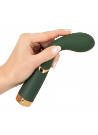 Зеленый стимулятор точки G Luxurious G-Spot Massager - 19,5 см. - Orion