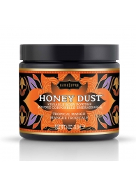 Пудра для тела Honey Dust Body Powder с ароматом манго - 170 гр. - Kama Sutra - купить с доставкой в Санкт-Петербурге