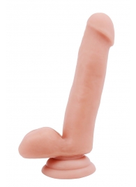 Телесный фаллоимитатор-реалистик Dual Density Dildo - 18 см. - Dream Toys