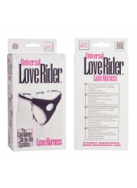 Трусы для страпона с универсальным креплением Universal Love Rider Luxe Harness - California Exotic Novelties - купить с доставкой в Санкт-Петербурге
