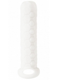 Белый фаллоудлинитель Homme Long - 13,5 см. - Lola toys - в Санкт-Петербурге купить с доставкой