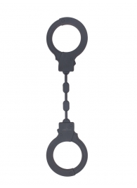 Темно-серые силиконовые наручники - Le Frivole - купить с доставкой в Санкт-Петербурге