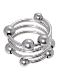 Среднее металлическое кольцо под головку пениса - ToyFa - купить с доставкой в Санкт-Петербурге