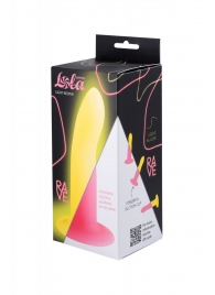 Розовый, светящийся в темноте стимулятор Light Keeper - 13,3 см. - Lola Games