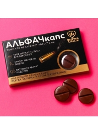 Шоколадные таблетки в коробке  Альфачкапс  - 24 гр. - Сима-Ленд - купить с доставкой в Санкт-Петербурге