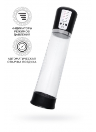 Прозрачная автоматическая помпа для пениса Sigurd - Sexus - в Санкт-Петербурге купить с доставкой