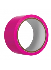 Розовая лента для бондажа Pink Bondage Tape - 20 м. - Evolved - купить с доставкой в Санкт-Петербурге
