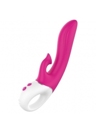 Розовый вибратор-кролик с вакуумной стимуляцией Air Pleasure - 22,5 см. - Dream Toys