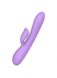 Фиолетовый вибратор-кролик Purple Rain - 23 см. - Dream Toys