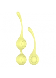 Набор желтых вагинальных шариков Lemon Squeeze - Dream Toys
