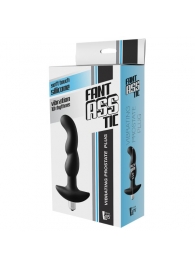 Черная вибропробка для простаты FantASStic Vibrating Prostate Plug - 14,5 см. - Dream Toys - в Санкт-Петербурге купить с доставкой