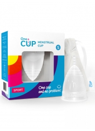 Прозрачная менструальная чаша OneCUP Sport - размер S - OneCUP - купить с доставкой в Санкт-Петербурге