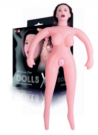 Надувная секс-кукла брюнетка с реалистичной головой - ToyFa - в Санкт-Петербурге купить с доставкой