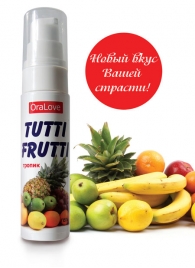 Гель-смазка Tutti-frutti со вкусом тропических фруктов - 30 гр. - Биоритм - купить с доставкой в Санкт-Петербурге