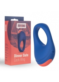 Синее эрекционное кольцо RRRING Dinner Date Cock Ring - FeelzToys - в Санкт-Петербурге купить с доставкой