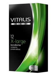 Презервативы увеличенного размера VITALIS PREMIUM x-large - 12 шт. - Vitalis - купить с доставкой в Санкт-Петербурге