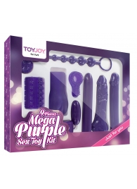 Эротический набор Toy Joy Mega Purple - Toy Joy - купить с доставкой в Санкт-Петербурге