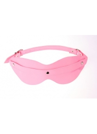 Розовая маска на глаза с клёпками - Sitabella - купить с доставкой в Санкт-Петербурге