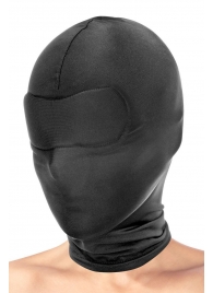 Сплошная маска-шлем с имитацией повязки для глаз - Fetish Tentation - купить с доставкой в Санкт-Петербурге