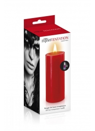 Красная низкотемпературная свеча для ваксплея - Fetish Tentation - купить с доставкой в Санкт-Петербурге