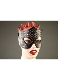 Чёрная маска-очки с клёпками - Подиум - купить с доставкой в Санкт-Петербурге