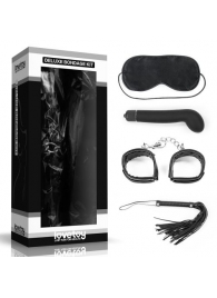 БДСМ-набор Deluxe Bondage Kit: маска, вибратор, наручники, плётка - Lovetoy - купить с доставкой в Санкт-Петербурге