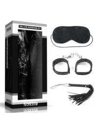 БДСМ-набор Deluxe Bondage Kit для игр: маска, наручники, плётка - Lovetoy - купить с доставкой в Санкт-Петербурге