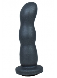 Черная анальная рельефная насадка-фаллоимитатор - 15 см. - LOVETOY (А-Полимер) - купить с доставкой в Санкт-Петербурге