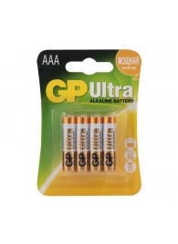 Батарейки алкалиновые GP Ultra Alkaline 24А AАA/LR03 - 4 шт. - Элементы питания - купить с доставкой в Санкт-Петербурге