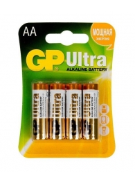 Батарейки алкалиновые GP Ultra Alkaline AA/LR6 - 4 шт. - Элементы питания - купить с доставкой в Санкт-Петербурге