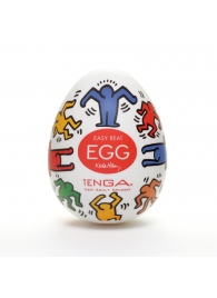 Мастурбатор-яйцо Keith Haring EGG DANCE - Tenga - в Санкт-Петербурге купить с доставкой