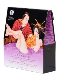 Соль для ванны Lovebath Sensual lotus, превращающая воду в гель - 650 гр. - Shunga - купить с доставкой в Санкт-Петербурге