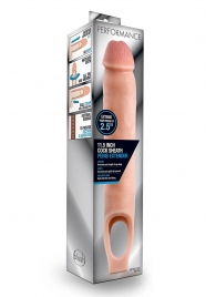 Телесная насадка на пенис 11.5 Inch Cock Sheath Penis Extender - 29,2 см. - Blush Novelties - в Санкт-Петербурге купить с доставкой