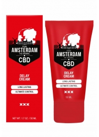 Крем-пролонгатор CBD from Amsterdam Delay Cream - 50 мл. - Shots Media BV - купить с доставкой в Санкт-Петербурге