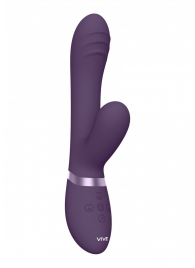 Фиолетовый вибромассажер-кролик Tani - 21,5 см. - Shots Media BV