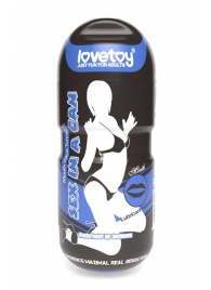 Мастурбатор-ротик с вибрацией Sex In A Can Mouth Lotus Tunnel - Lovetoy - в Санкт-Петербурге купить с доставкой