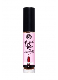 Бальзам для губ Lip Gloss Vibrant Kiss со вкусом колы - 6 гр. - Secret Play - купить с доставкой в Санкт-Петербурге