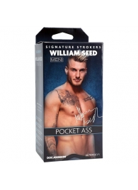 Телесный мастурбатор-анус William Seed Pocket Ass - Doc Johnson - в Санкт-Петербурге купить с доставкой