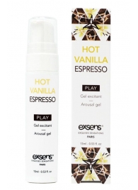 Возбуждающий гель Hot Vanilla Espresso Arousal Gel - 15 мл. - Exsens - купить с доставкой в Санкт-Петербурге