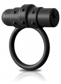 Черное перезаряжаемое эрекционное кольцо Vibrating Silicone C-Ring - Pipedream - в Санкт-Петербурге купить с доставкой