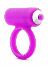 Лиловое эрекционное кольцо с вибрацией - Pink Vibe - в Санкт-Петербурге купить с доставкой
