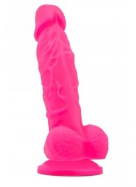 Розовый фаллоимитатор Pink Vibe - 14 см. - Pink Vibe