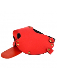 Красная неопреновая маска  Дог - Sitabella - купить с доставкой в Санкт-Петербурге