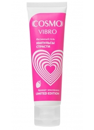 Возбуждающий гель на водно-силиконовой основе Cosmo Vibro с ароматом земляники - 50 гр. - Биоритм - купить с доставкой в Санкт-Петербурге